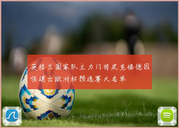 英格兰国家队主力门将皮克福德因伤退出欧洲杯预选赛大名单